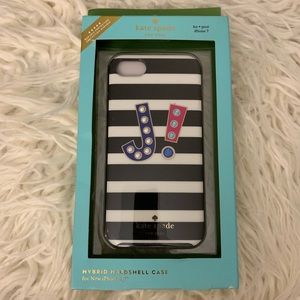 Kate Spade Initial J Hardshell iPhone 7 Case